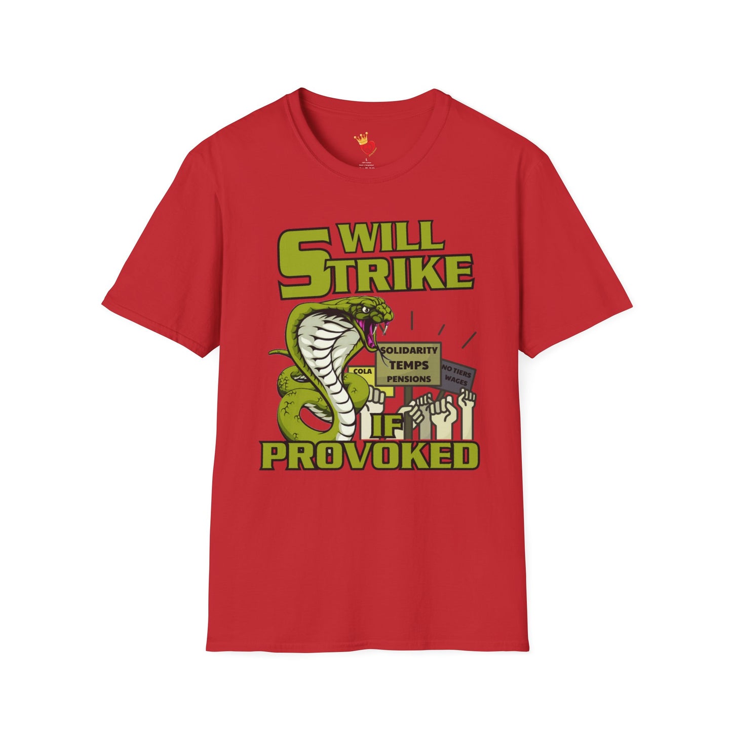 Will Strike If Provoked T-Shirt