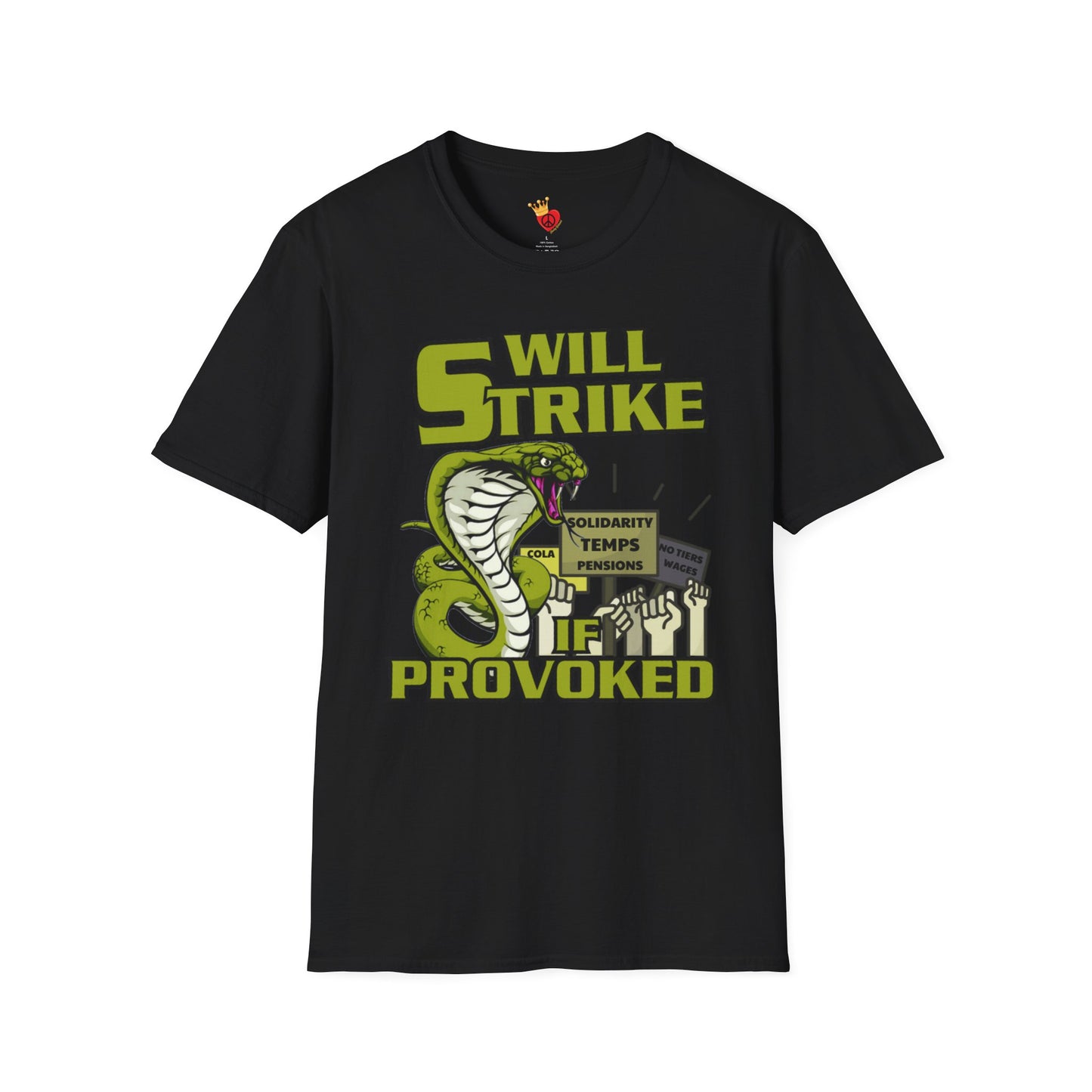 Will Strike If Provoked T-Shirt